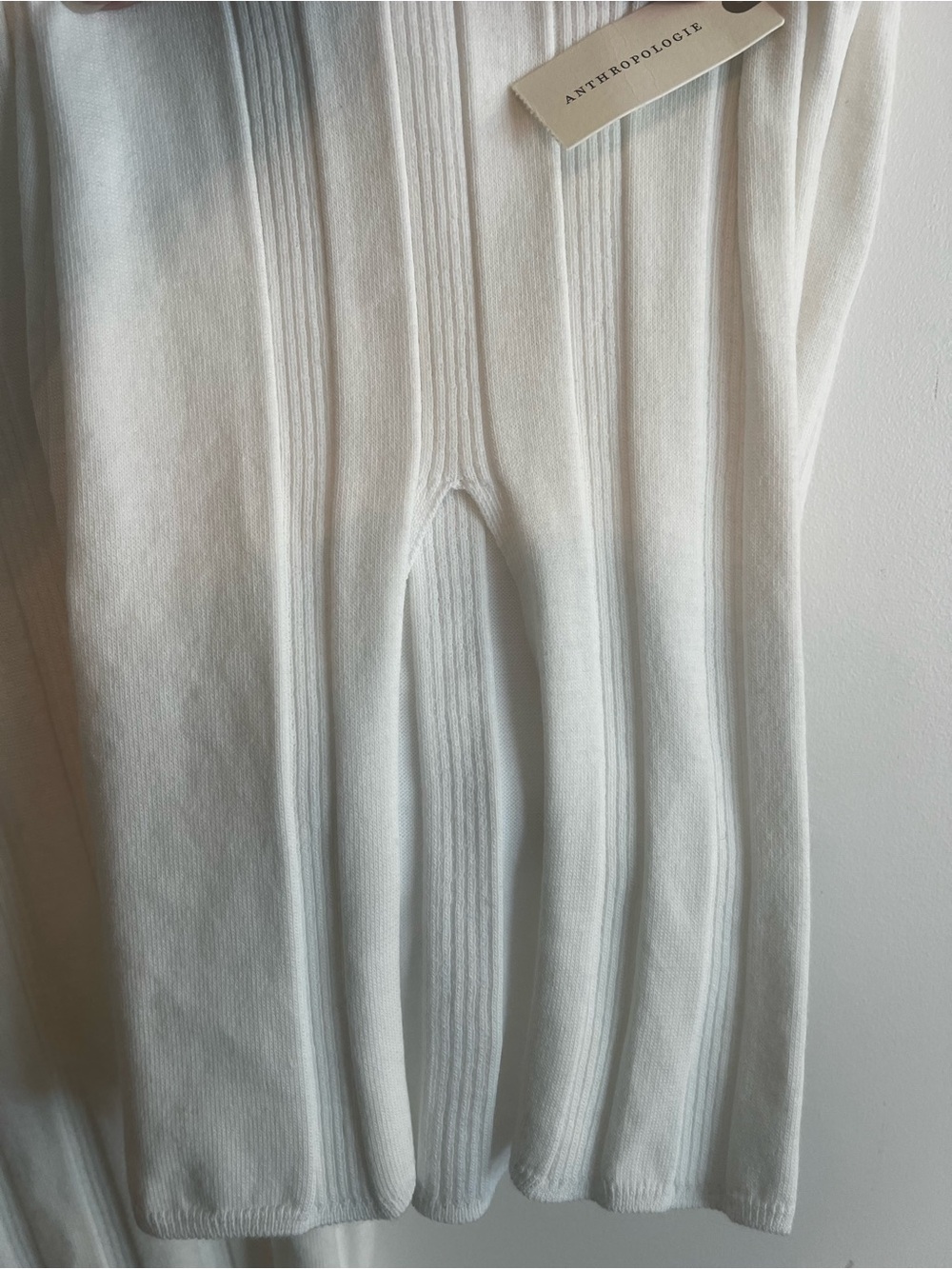 Anthropologie Daily Practice Flare Sweater Pants Ivory Medium NWT - Picture 7 of 12